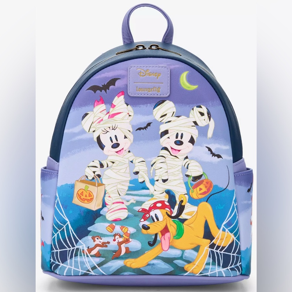 Loungefly Disney Mickey Mouse & Friends Halloween Mini Backpack - Picture 2 of 2